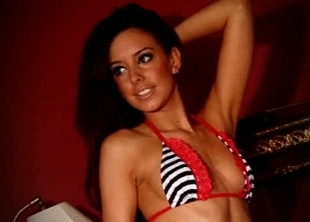 Ella Stripey Bikini Shoot