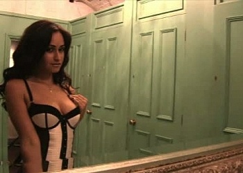 Amber James In The Bathroom