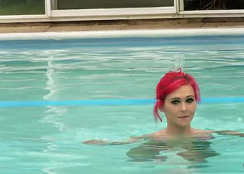 Poolside Wank Ft. Roxi Keogh